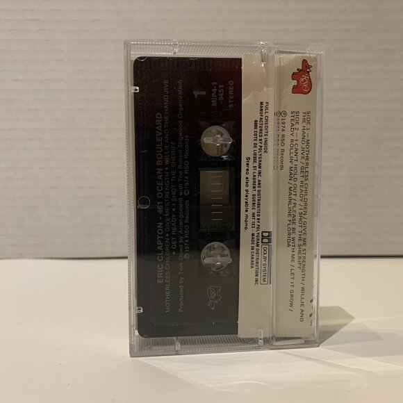 Eric Claptons 461 Ocean Bouevard Cassette 1974 RSO Records M1P4-1-9451 Canada - Picture 3 of 11